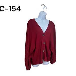 Sz Medium Umgee Burgundy Top